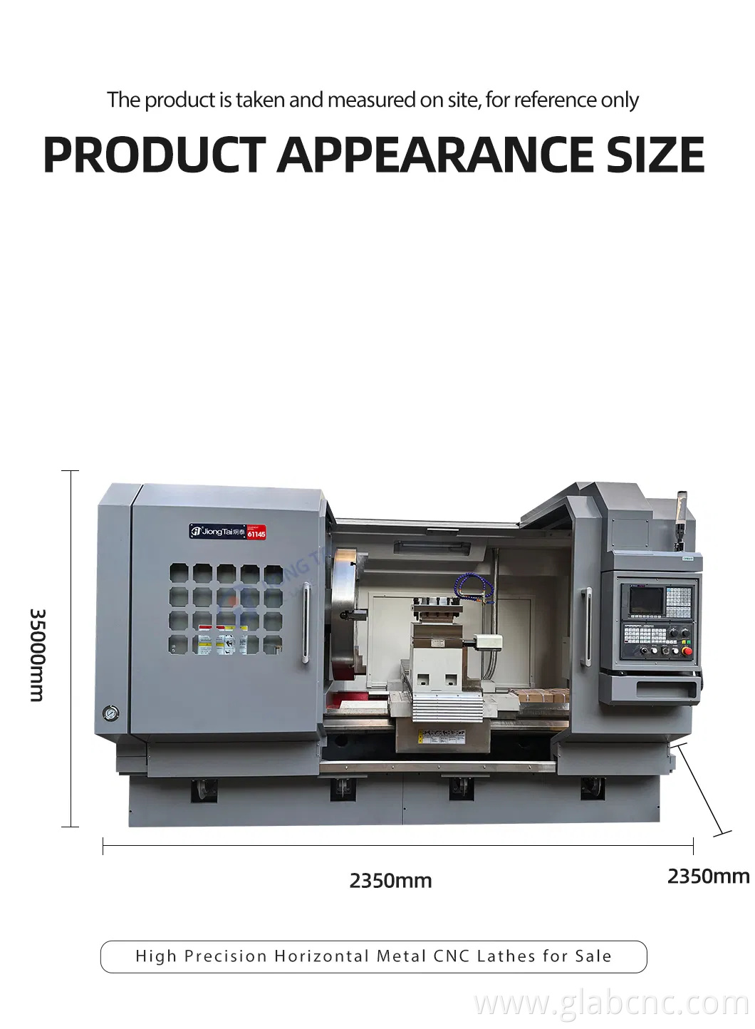 High Precision Ck61145-1000 Horizontal CNC Metal Lathe Machine